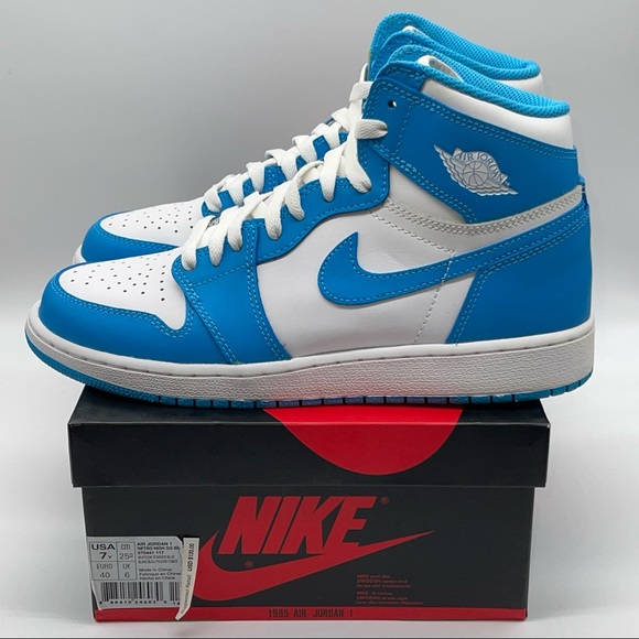 Jordan Other - Air Jordan 1 Retro High OG BG “UNC” (7Y) 575441-117